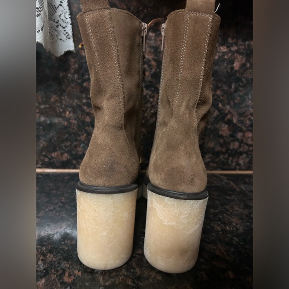 Free People Dylan Lace Up Boots Leather Platform 9.5 - Picture 7 of 11